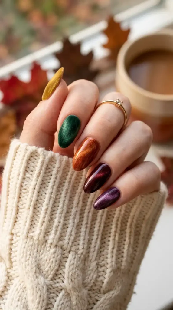 Velvet Fall Nails 2026