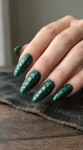 3D Crocodile Texture Nails