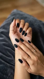 Black Velvet Nails