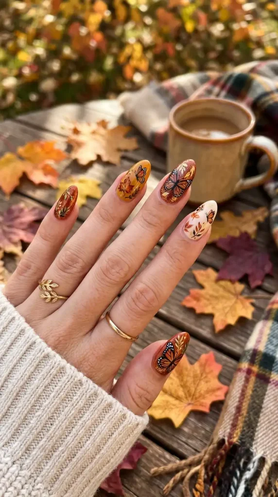  Butterfly Fall Nails