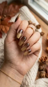 Chocolate to Gold Ombre