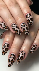 Classic Leopard Print Nails