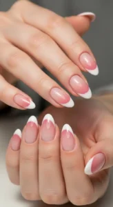 Dusty Rose French Tips