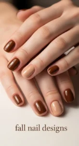 Espresso Skittle Nails