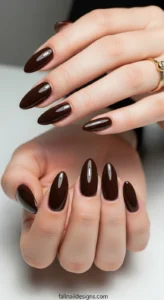 Espresso Almond Nails