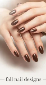 Espresso Wedding Nails