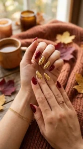 Gold Chrome with Cherry Accents