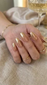 Gold Chrome Gradient Tips