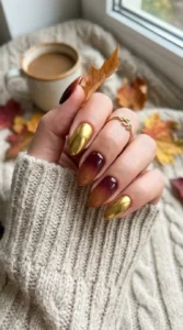 Gold Chrome with Ombre Accent