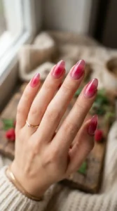 Jelly Berry Aura Nails