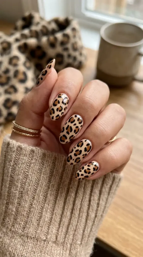 Leopard Print Nails