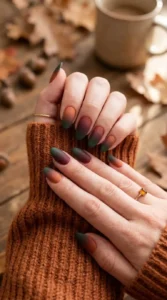 Matte Ombre Nails