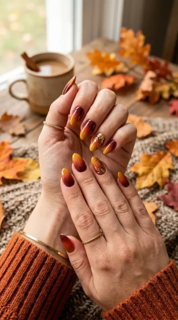 Ombre Fall Nails
