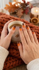 Classic Orange to Brown Ombre