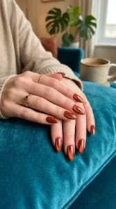  Rust Velvet Nails
