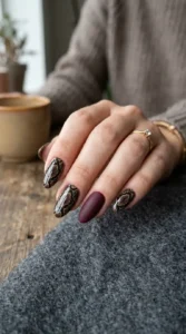 Snake Print with Matte Accent