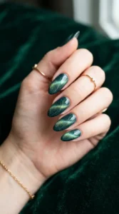 Velvet Cat-Eye Nails