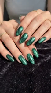 Velvet Metallic Nails