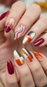 Abstract Nail Art