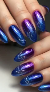 Blue to Purple Galaxy Chrome