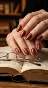 Brownie Glaze Nails