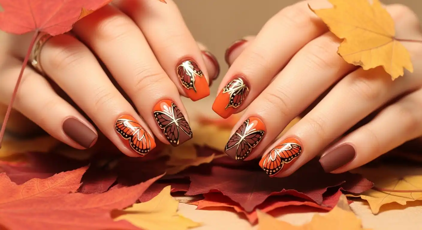 Butterfly Fall Nails: 25 Cozy, Chic & Trending Autumn Designs (2026 Guide)