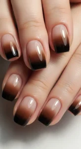 Espresso Gradient Nails