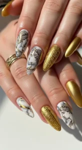 Greek Goddess Nails