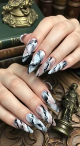 Marble Library Nails