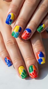 Abstract Cut-Out Nails
