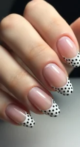 Polka Dot French Tips
