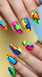 Pop Art Fusion Nails